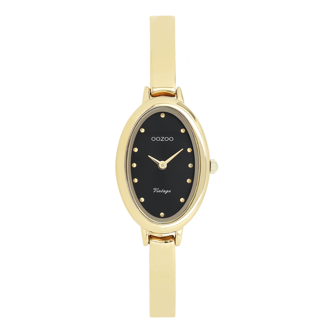 Gold coloured OOZOO watch with bangle - C20464