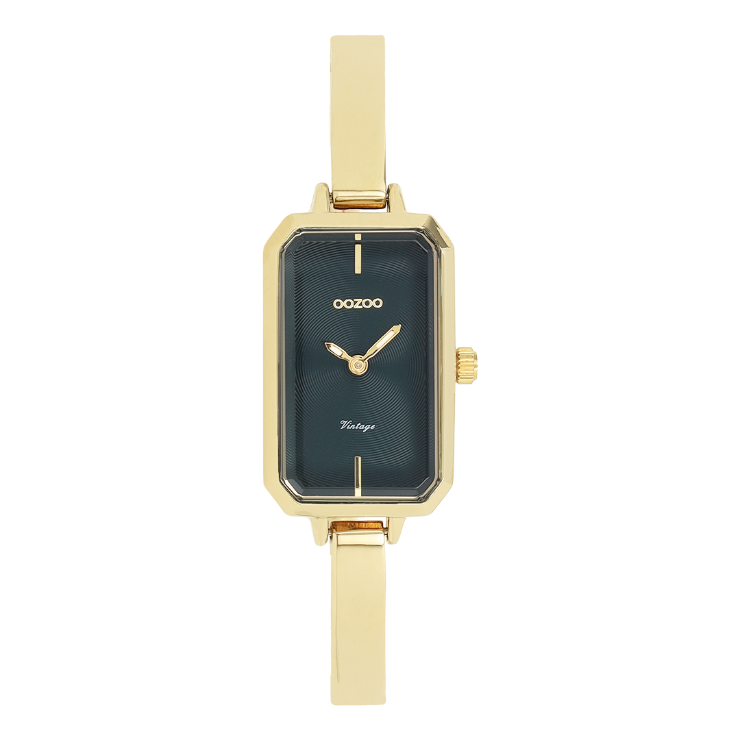 Gold coloured OOZOO watch with bangle - C20469