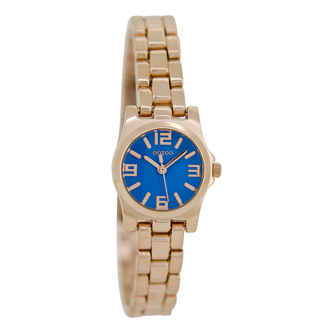 Rose gold coloured OOZOO watch with stainless steel bracelet - C5793